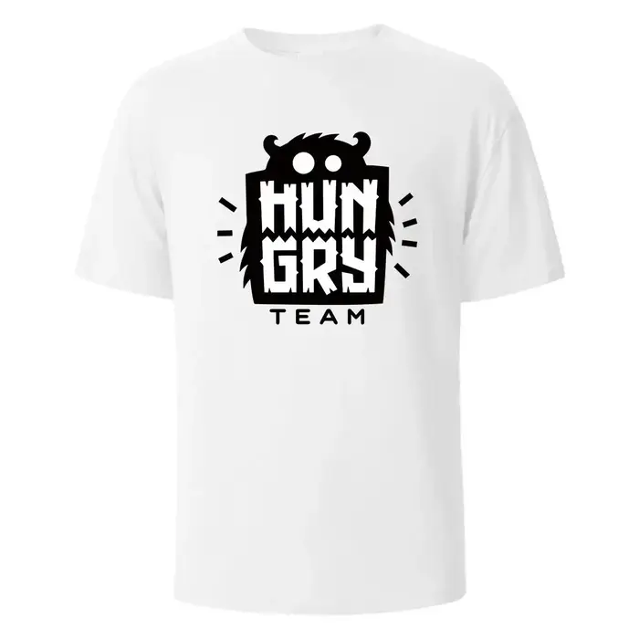 T-shirt imprimé affamé Hip-Hop drôle pour hommes et femmes, 100% coton, t-shirts basiques surdimensi