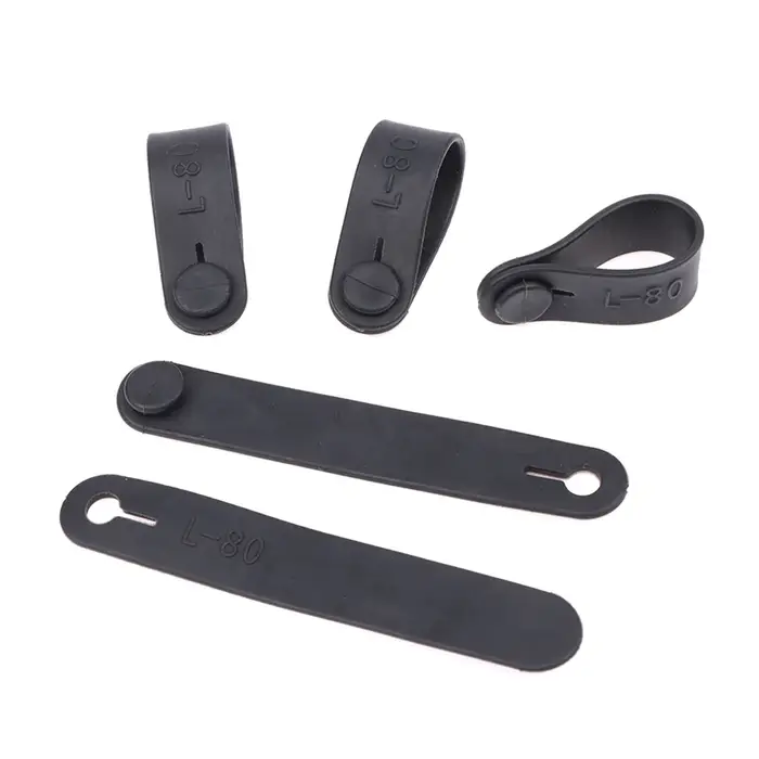 Cadre en caoutchouc pour moto, 10 pièces, fixation du câble, faisceau de câbles, attache du cordon d