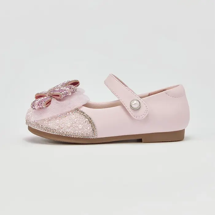 Dave Bella enfants chaussures en cuir automne printemps fille princesse chaussures anti-dérapant élé