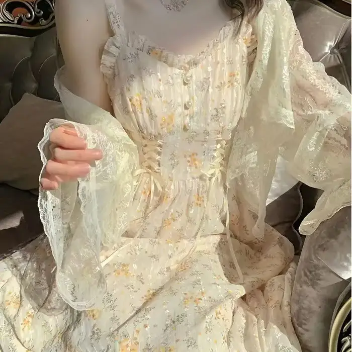 Robe Mi-Longue Élégante à Imprimé Floral pour Femme, Tenue de Soirée Sexy, Décontractée, Design Chic