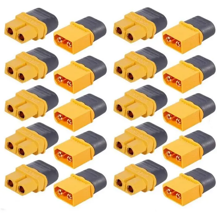 5/10 paires de connecteurs XT60H avec boîtier de gaine, prise femelle/mâle XT60 pour batterie RC Lip