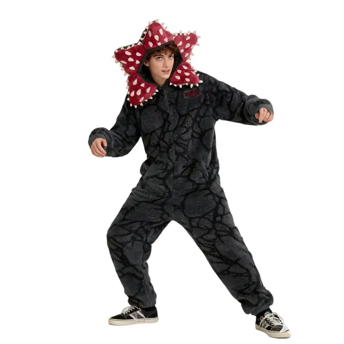 Pyjama d'hiver pour enfants et adultes, pyjama étranger, plante Demogorgon, combinaison pour adultes