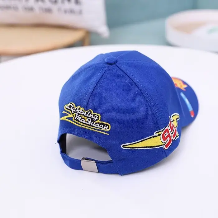 Lightning McQueen printemps, automne et été chapeau pour enfants voitures de dessin animé chapeau à 