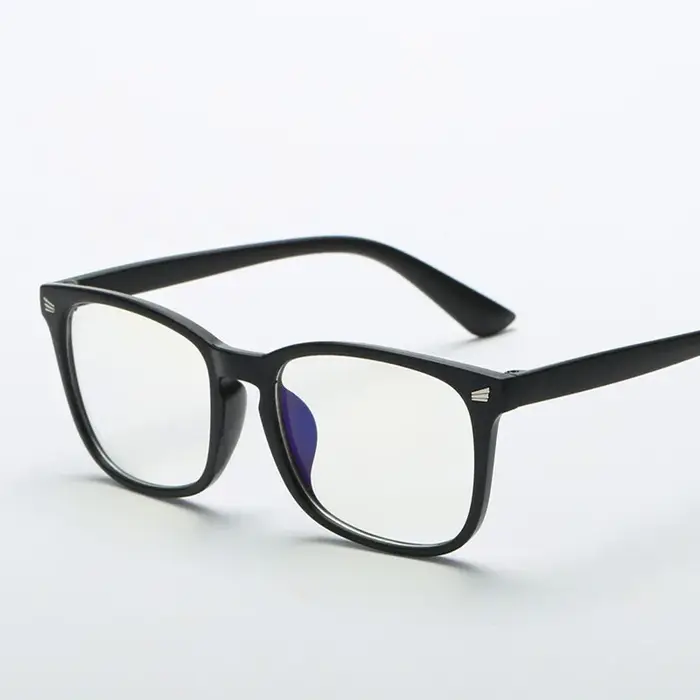 Lunettes carrées unies unisexes pour hommes et femmes, lunettes de protection contre les radiations,