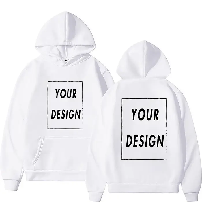Votre propre Design marque Logo/image personnalisée partout hommes femmes sweat à capuche bricolage 