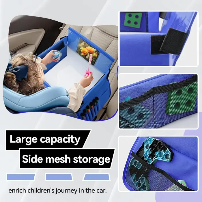Plateau de siège de voyage pour enfants, pour voiture, Table de rangement de jouets pour enfants, pl