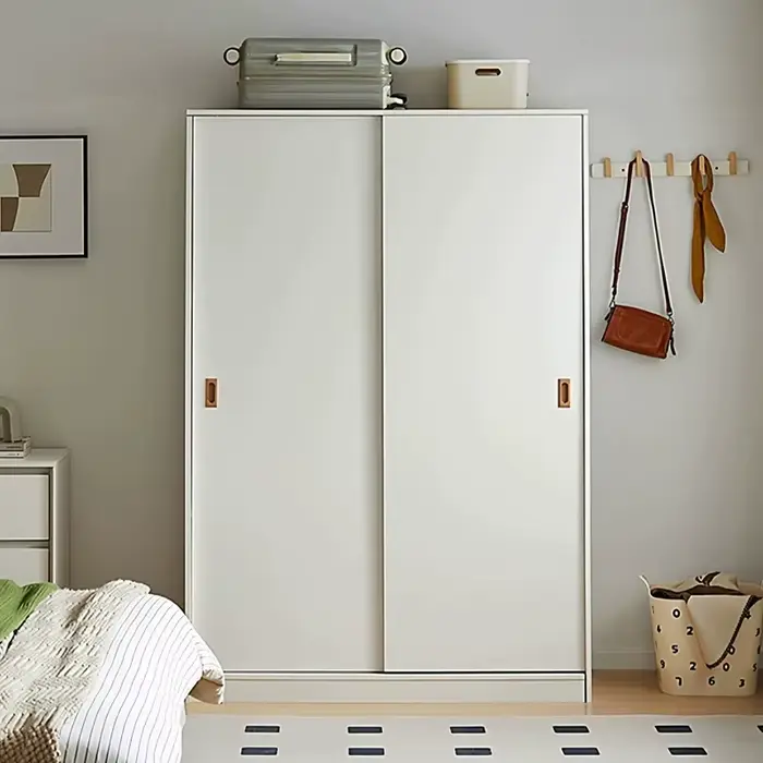 Armoire coulissante de luxe pour chambre à coucher, placard de rangement pour vêtements, meuble de chambre pour adultes