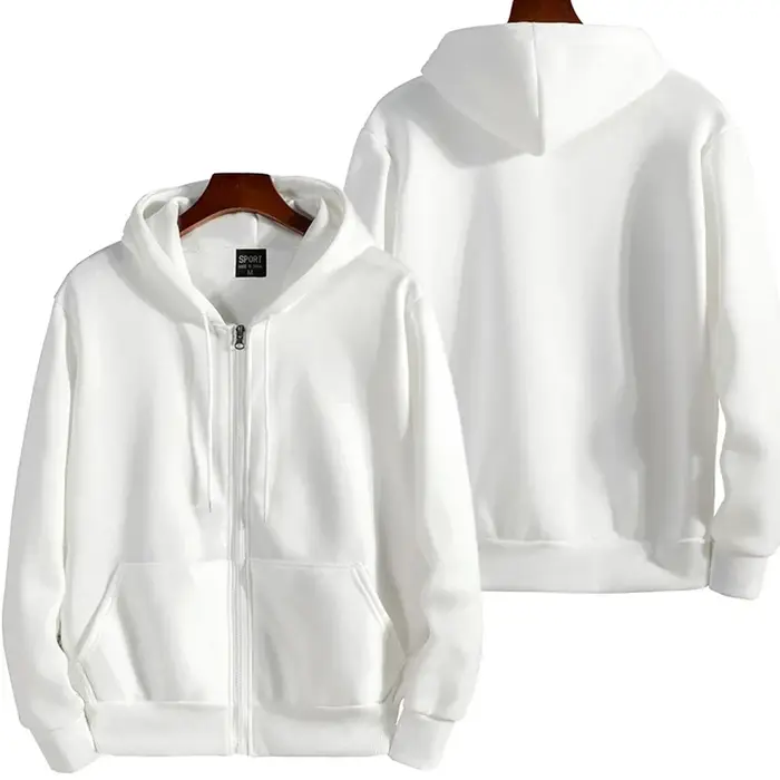 Sweats à capuche zippés pour hommes, sweat à capuche à manches longues, tenue décontractée pour homm
