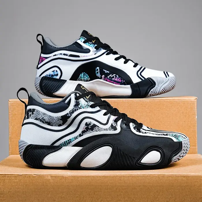 Chaussures de basket-ball pour hommes et femmes en automne et en hiver, antidérapantes, résistantes 