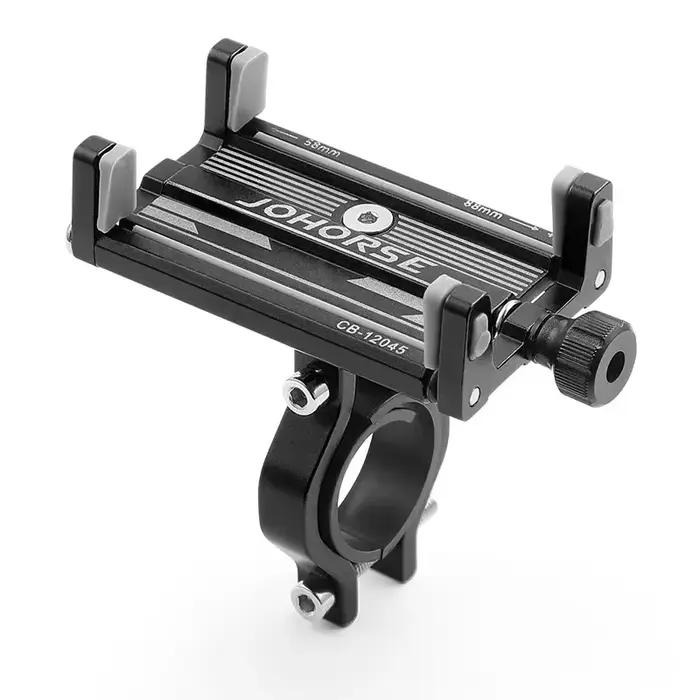 Support de téléphone pour moto et vélo électrique en alliage d'aluminium robuste avec quatre griffes pour iPhone Samsung aventures en deux roues