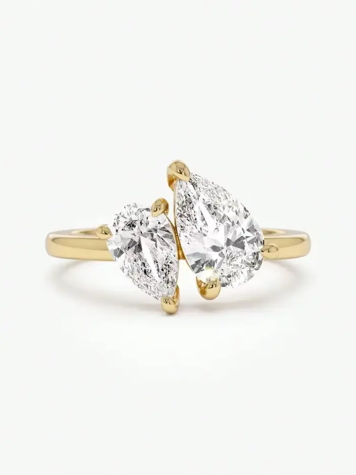 Bagues en argent Sterling 925 pour femmes, goutte d'eau scintillante, entrelacées, éblouissantes, po