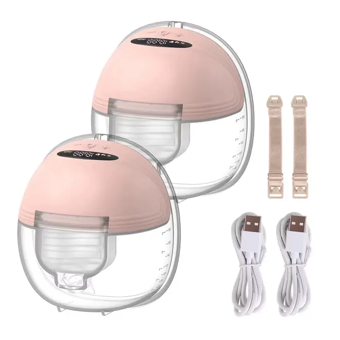 Tire-lait électrique portable mains libres silencieux sans BPA pour allaitement maternel pratique