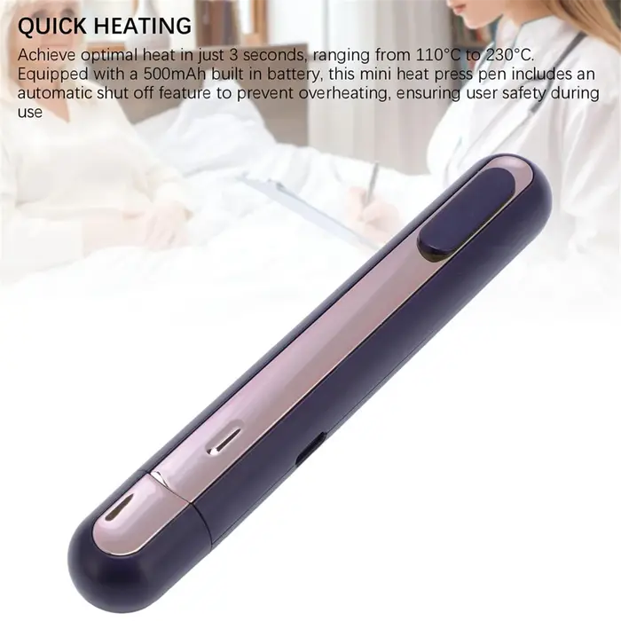 JDLQ Mini stylo chauffant pour obtenir une chaleur optimale en 3 secondes pour la conception compact