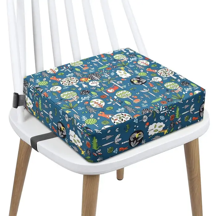 Coussin de chaise pour bébé siège réglable sièges rehausseurs pour enfants semelle intérieure rehaussante pour salle à manger coussins de sécurité amovibles occaions familiales