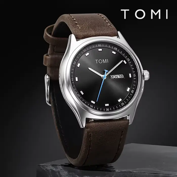 TOMI montre pour hommes minimaliste affaires décontracté montre à Quartz pour hommes et femmes à la 