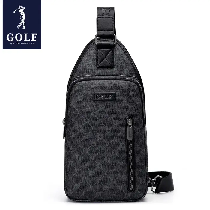 Sac à bandoulière GOLF pour hommes, sac à bandoulière, sac de poitrine tendance, petit sac d'affaire