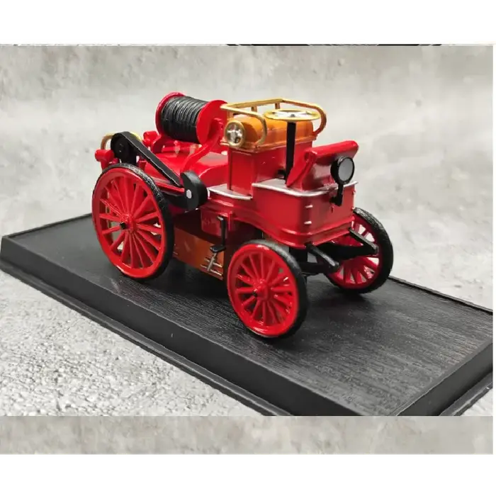 Moulage sous pression 1/43 échelle 1900 Automobile Eletrique français vieux camion de pompier alliag