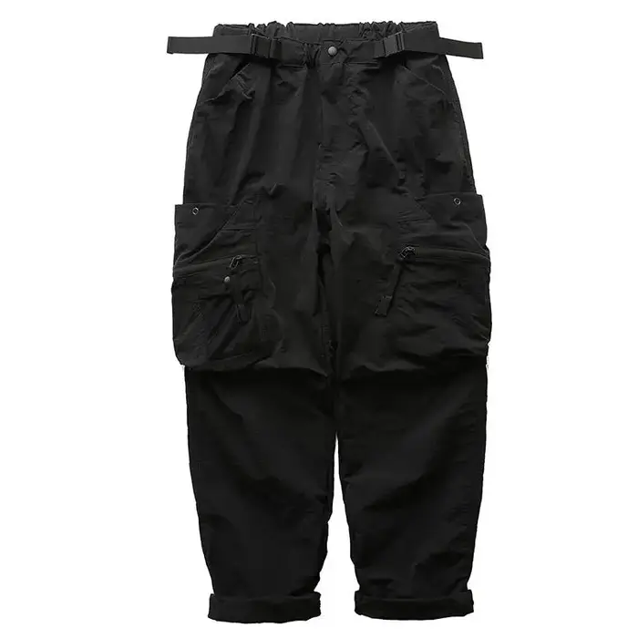 Pantalon multifonctionnel multi-poches pour homme, salopette décontractée rétro, ample, montagne, ex
