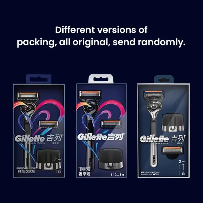 Gillette Fusion 5 ProGlide Razor Premium Edition Flex Ball Tech 5 couches lames ultra fines Machine 