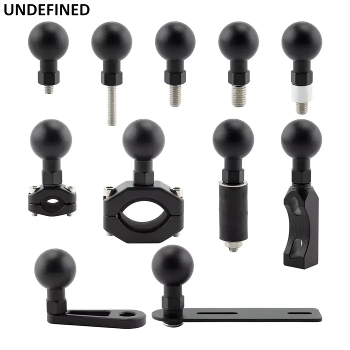 Adaptateur de montage de tête sphérique 1 pouce 25mm, Clip de guidon de moto et de vélo, support de 