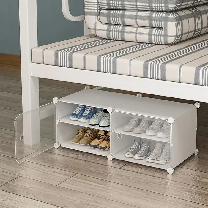 Armoires pliables à petite échelle pour la maison et le salon, grand espace multicouche, étagère, do