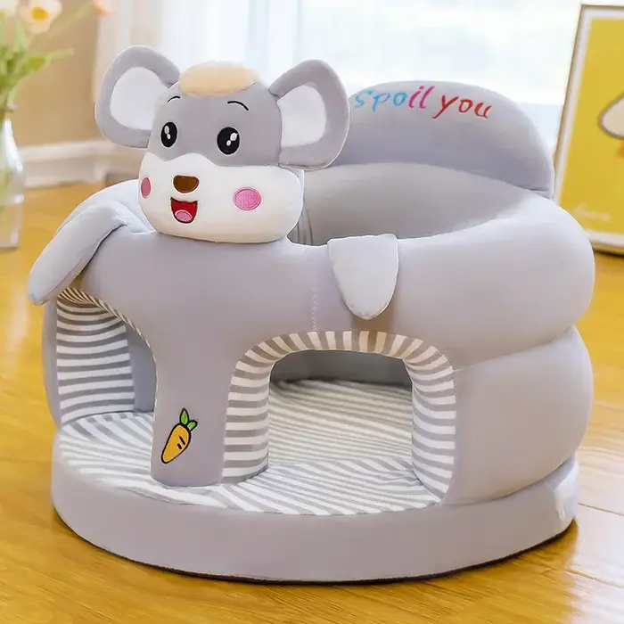 Housse de siège de Support de canapé pour bébé, mignonne, en peluche, pour apprendre à s'asseoir, ch
