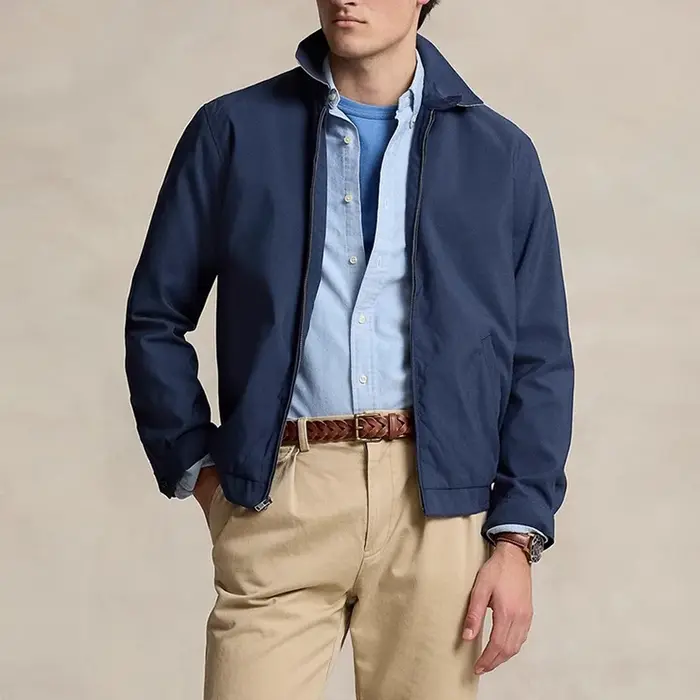 Veste décontractée Simple de couleur unie pour hommes, polyvalente, manches longues, col, poche, 3 c