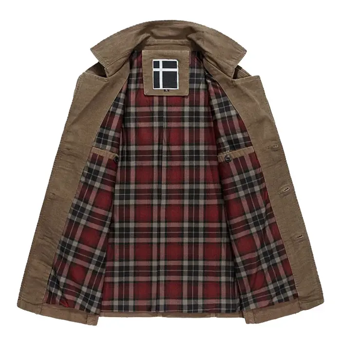 Haute qualité hommes Trench Coat mode solide pur coton mince décontracté hommes vêtements homme coup