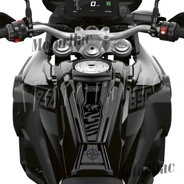 Autocollant 3D pour réservoir de carburant de moto, autocollant de protection, accessoires pour F850