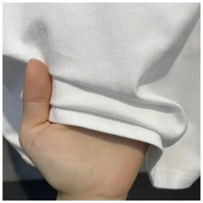 Nouveau T-shirt Homme Col Rond Manches Courtes 100% Coton Lourd Tendance Été 2026 – Imprimé Décontra