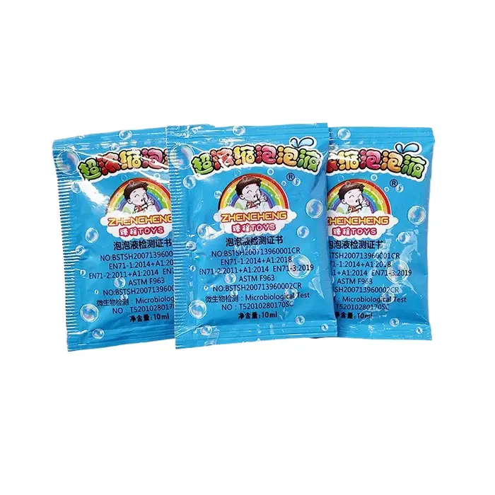 1-10 pièces Machine à bulles recharge couleur bulle concentré 10 pièces ≈ 500ml pistolet à bulles re