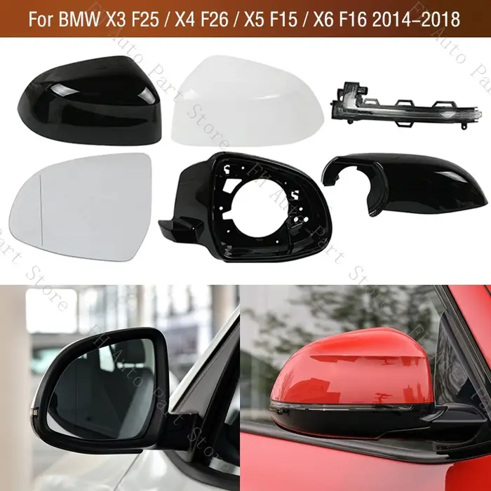 Pour BMW X3 F25 X4 F26 X5 F15 X6 F16 2014 2015 2016 2017 2018 – Cache inférieur du cadre de rétrovis