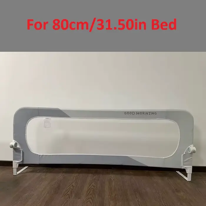 IMBABY 80CM garde-corps de lit réglable barrière de lit de sécurité pour bébé un clic pliant garde-c