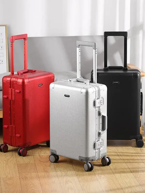 Bagage à main – Valise trolley en alliage d'aluminium et de magnésium de qualité supérieure, nouveau