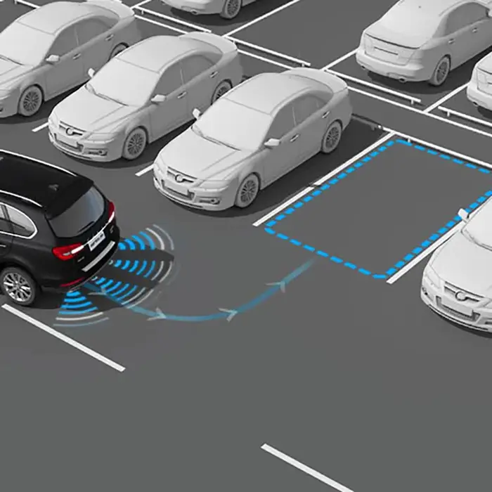 Kit de capteurs de stationnement à Radar Multiple, rétro-éclairage, système d'affichage LED Parktron