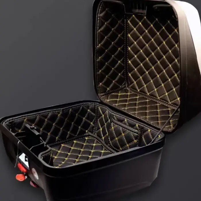 Étui de coffre arrière pour moto V47, doublure de boîte à bagages, étui de siège arrière intérieur, 