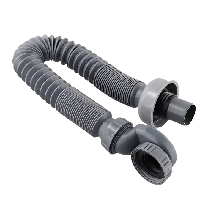 Tuyau de vidange pour baignoire, conception de joint d'eau, Drainage efficace, baignoire plate, ABS 