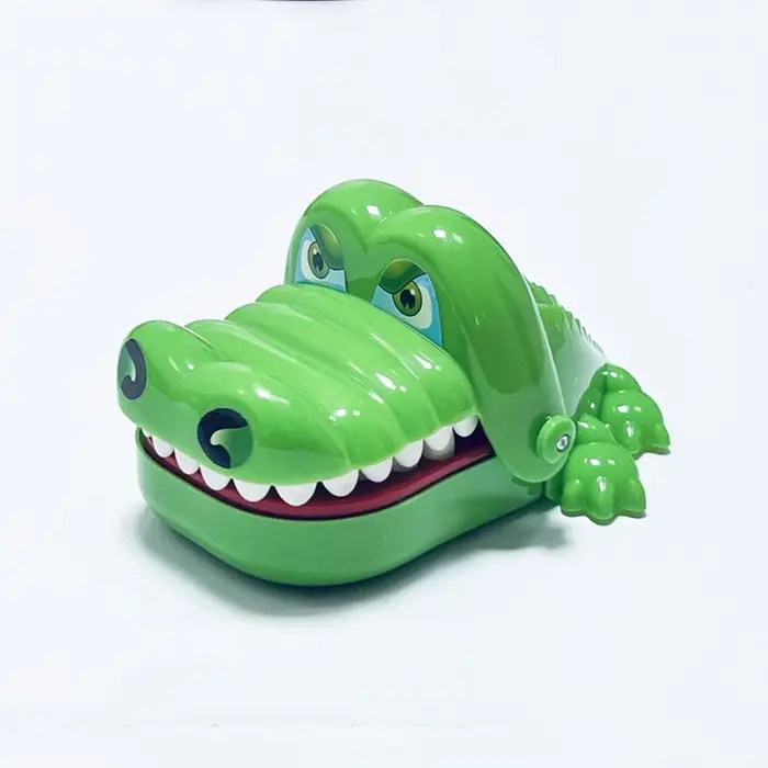 Jouets de dents de crocodile pour enfants, morsures de crocodile, entraînement de réaction des doigt