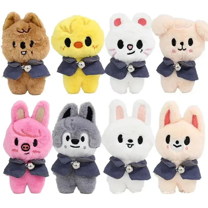 SKZOO jouets en peluche 12 cm enfants errants en peluche loup Chan dessin animé peluche peluche poup