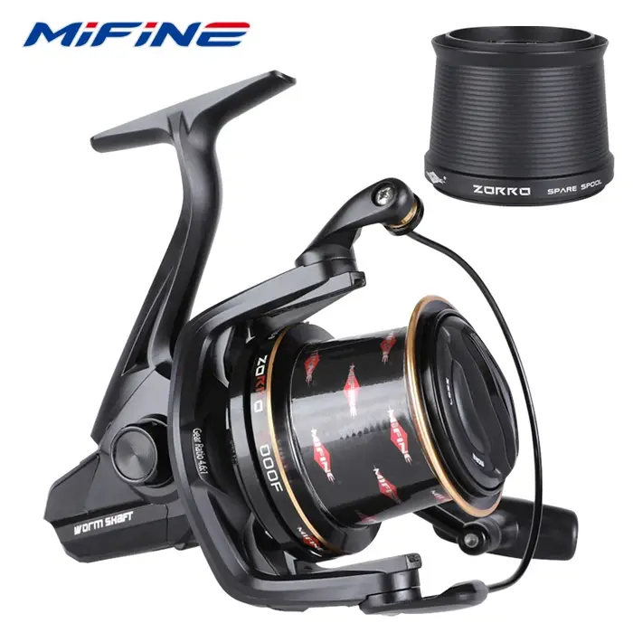 MIFINE ZORRO moulinet de pêche à la carpe série 8000-10000 bobine bobine d'eau salée 18KG Max glisse