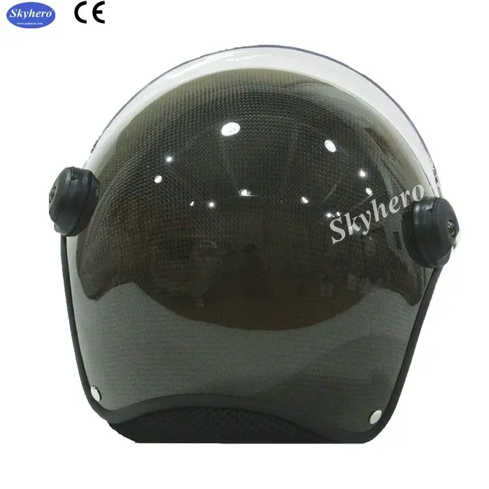 Casque de paramoteur en matériau de carbone véritable, casque de sport PPG, M, L, XL, XXL, 4 tailles