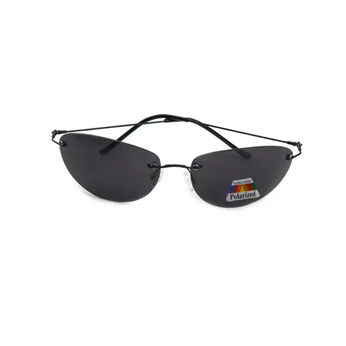 Mise à niveau Cool Matrix Smith Style lunettes De soleil polarisées ultralégères sans monture hommes