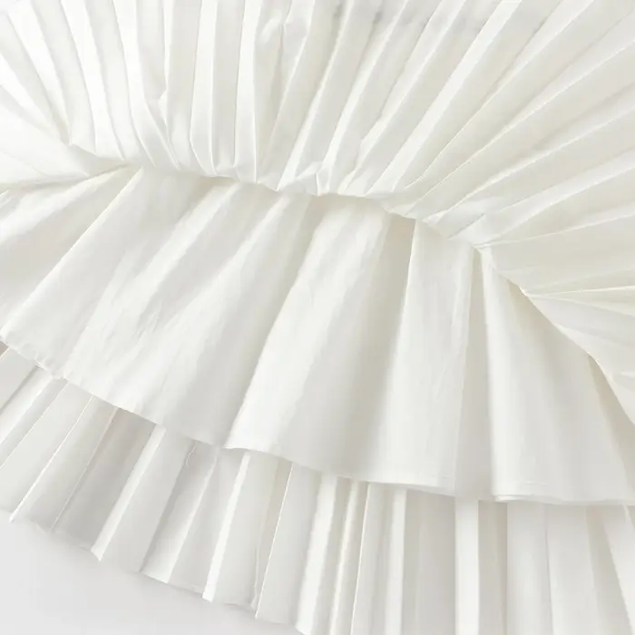Robes de princesse d'été blanches pour filles Dave Bella, robes plissées sans manches pour enfants, 