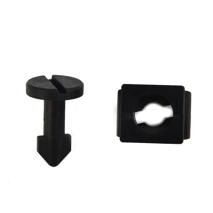 Couvercle de moteur en plastique pour Honda, 2 pièces, Kit d'œillets de maintien, Clips pour capot