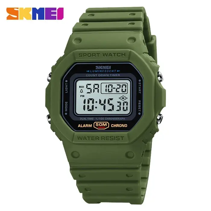 SKMEI 1628 luxe numérique hommes montres sport étanche électronique hommes montres militaire rétro-é