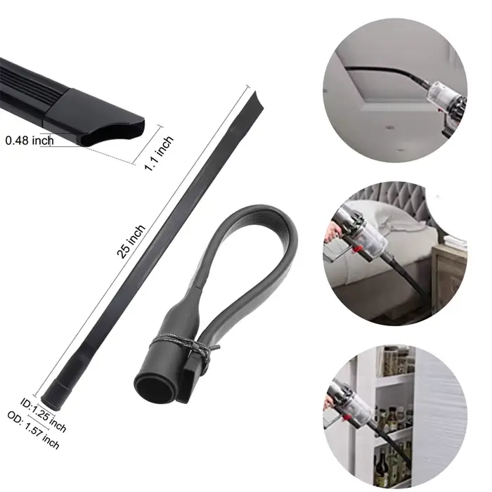 Buse de brosse d'aspirateur universelle 32 et 35mm, outil de nettoyage de tête de brosse, longue têt