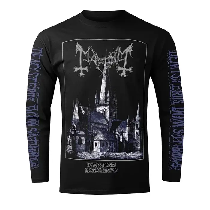 Vente chaude métal noir MAYHEM groupe street rock américain rétro 3D imprimé T-shirt hommes à manche
