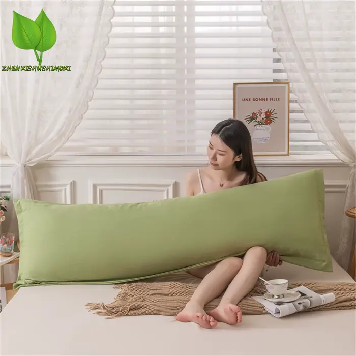 Taie d'oreiller rectangulaire Style dentelle, housse de coussin 48x1 0/150/180cm, longue taie d'orei