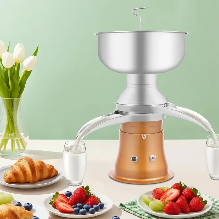 Écumoire centrifuge commerciale 50L/H 30W, Machine domestique pour le beurre et le lait, séparateur 