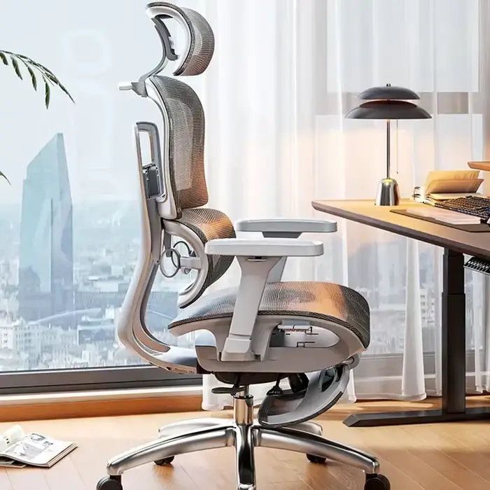 Chaise de bureau ergonomique de luxe en style nordique pour salon et bureau, confort et élégance pour homme et femme, mobilier moderne pour intérieur